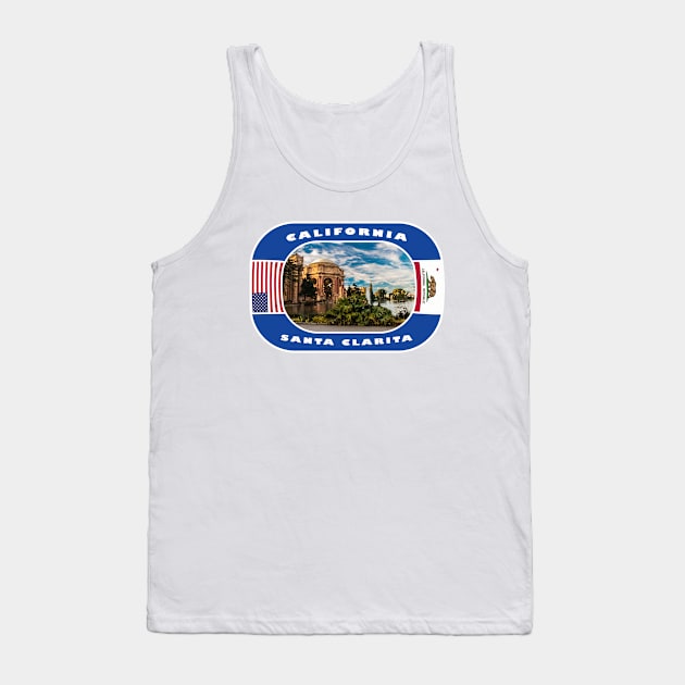 California, Santa Clarita City, USA Tank Top by DeluxDesign